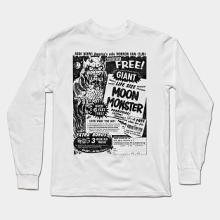 Life Size Moon Monster Long Sleeve T-Shirt